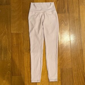 Allfenix Light Pink light mauve Leggings with Gold stars